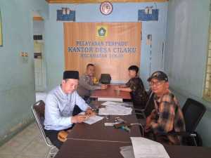 Bangun Sinergi Cegah Gangguan Kamtibmas, Bhabinkamtibmas Polsek Tenjo Sambangi Warga Binaan.