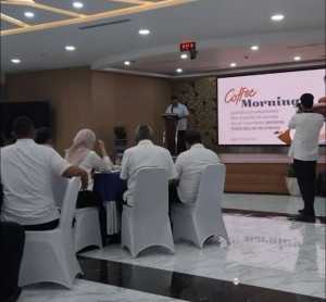 Suasana Coffe Morning KSOP Kelas 1 Palembang Terkesan Intimidasi