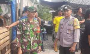 Sinergitas TNI-Polri, Bhabinkamtibmas Polsek Parung dan Babinsa Sosialisasikan Jam Malam Anak Sekolah.
