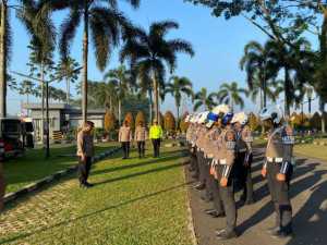 Polsek Babakan Madang Amankan Kegiatan Doa Bersama Jamaah YKBB, Arus Lalu Lintas Terkendali.