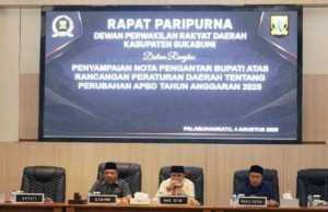 Rapat Paripurna DPRD Sukabumi ke-28 Bahas Nota Pengantar Perubahan APBD 2025, Fokus pada Penyesuaian Dinamis dan Kesejahteraan Masyarakat