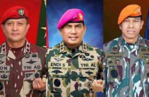 Sejumlah Panglima Komando TNI Dilantik Prabowo