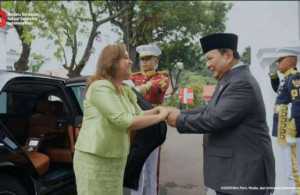 Prabowo Sambut Presiden Peru di Istana Merdeka