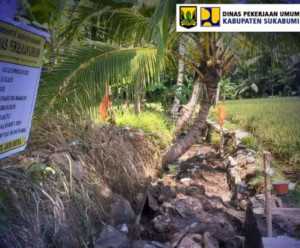 Dinas PU Kabupaten Sukabumi Bangun Irigasi di Desa Wangunsari, Perkuat Produktivitas Pertanian Warga