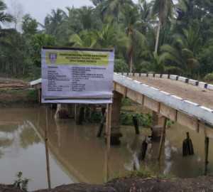 Manfaatkan Dana Desa, Pemdes Marga Rahayu Alokasikan Dana Desa Tahap 1 untuk Pembangunan Jembatan Cor Beton