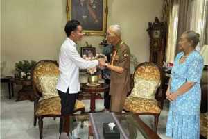 Wapres Gibran Silaturahmi ke Try Sutrisno, Dapat Wejangan Soal Pendidikan
