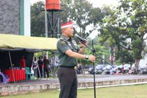 Kasdim 0418/Palembang Buka Perlombaan HUT RI ke-80 di Lapangan Makodim Sekojo