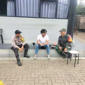Bhabinkamtibmas Wilayah Hukum Polsek Dramaga Beri Himbauan Ajak Jaga Kondusifitas Cegah Gangguan Kamtibmas