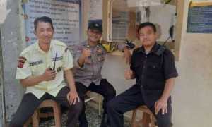 Sinergitas Bhabinkamtibmas dengan Warga Dan Satpam Binaan Wilayah Desa Cikarawang Giat Sambang Untuk Menjaga Kondusifitas