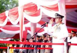 Bupati Lanosin Pimpin Upacara HUT ke-80 RI, Berlangsung Khidmat dan Meriah