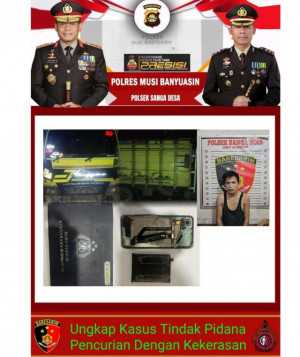 Polsek Sandes Berhasil Ungkap Kasus Pencurian dengan Kekerasan