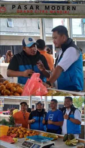 Anggota DPRD Palembang Agung Bahari Apresiasi Kehadiran Pasar Modern Grand Citra Mandiri Gandus