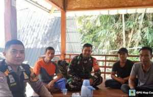 Sinergitas TNI-POLRI, Bhabinkamtibmas dan Babinsa Sambangi Warga Desa Tugu Jaya