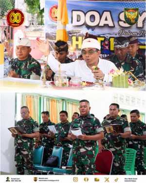 Jelang HUT ke-80 TNI, Kodam II/Sriwijaya Gelar Doa Bersama Lintas Agama