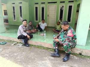 Bersinergi, Bhabinkamtibmas Polsek Parung dan Babinsa Koramil Beri Imbauan Kamtibmas Kepada Warga
