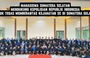 Ratusan Mahasiswa Sumatera Selatan Gelar Deklarasi Kecam Kejahatan 3C dan Dukung Kepolisian Republik Indonesia Tindak Tegas Pelaku Begal di Sumsel