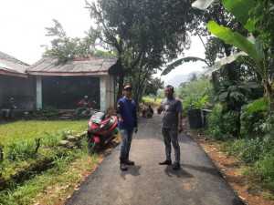 Desa Ciaruteun ilir Realisasikan Hotmix Jalan Desa, Kampung Wangun Jaya Anggaran "Bankeu" Tahap Dua