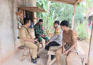 Bhabinkamtibmas Desa Lumpang Polsek Parungpanjang Sambangi Warga dan Berikan Himbauan Kamtibmas