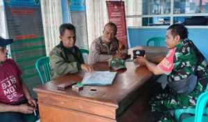 Sinergitas TNI-POLRI Bhabinkamtibmas Polsek Cijeruk dan Babinsa Sambangi Warga Sampaikan Pesan Kamtibmas serta Edukasi TPPO