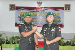 Danrem 102 Panju Panjung Serah terimakan Jabatan Dandim Palangka Raya 