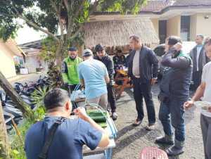 Polsek Ciawi Gelar Kegiatan Sarapan Pagi Kamtibmas Bersama Driver Ojol Senter Gardu PLN Ciawi