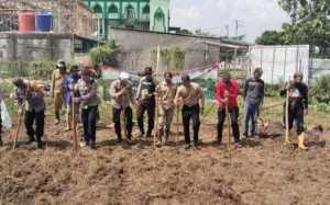 Kapolsek Ciomas Bersama Personel Polsek Laksanakan Penanaman Jagung Hibrida Dukung Program Pemerintah Kuartal IV Tahun 2025