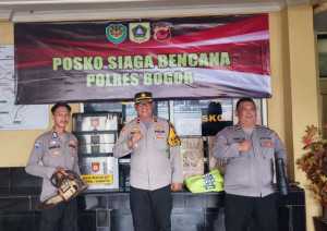 Tanggap darurat bencana, Polsek Leuwiliang siap melayani dan memberi rasa aman ke masyarakat