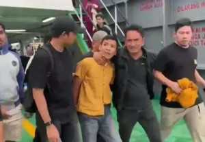 Ini tampang penembak Hansip di Cakung, diringkus di atas kapal saat ke Lampung