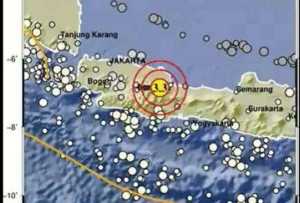Gempa berpusat di darat guncang Majalengka Jabar