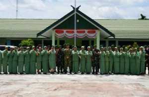 Pererat Silaturahmi, Dandim 1016/Palangka Raya Kunjungi Koramil Jajaran