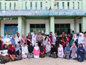 Polsek Babakan Madang laksanakan giat “Police Goes To School”, Polri hadir berikan himbauan kamtibmas untuk cegah tawuran dan narkoba