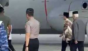 Gibran antar jenazah istri Wiranto terbang ke Solo dari Halim