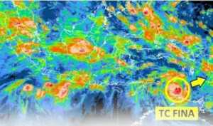 BMKG: Siklon FINA makin menguat akan picu hujan lebat, angin kencang dan gelombang tinggi