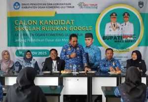 OKU Timur Tampilkan 26 Sekolah sebagai Kandidat Terbanyak Sekolah Rujukan Google