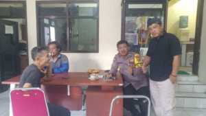 Bhabinkamtibmas Wilayah Hukum Polsek Dramaga, Beri Himbauan Ajak Jaga Kondusifitas Cegah Gangguan Kamtibmas