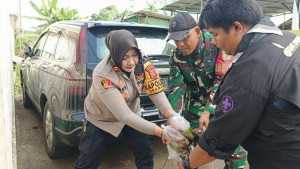 Polsek Dramaga Bersinergi Forkompimcam, Pemdes Kecamatan Dramaga Serta Anggota, Laksanakan Apel Gabungan Program Jumsih