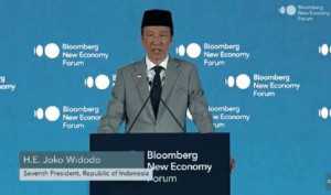 Pidato di Bloomberg New Economy Forum, Jokowi: RI sudah jadi rantai pasok baterai kendaraan listrik