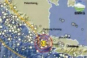 Sumur Banten diguncang gempa M3,1 Sabtu pagi ini