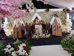 Acara Hari Pernikahan Ananda Siti Saprah Dengan AIP Pardian yang luar Biasa