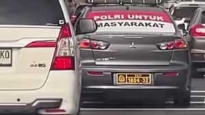 Viral mobil polisi ugal-ugalan di tol, Propam turun tangan