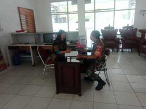 Pererat Sinergitas, Babinsa Komsos Dengan Perangkat Kelurahan