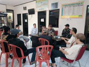 Bhabinkamtibmas Wilayah Hukum Polsek Dramaga Beri Himbauan Ajak Jaga Kondusifitas Cegah Gangguan Kamtibmas