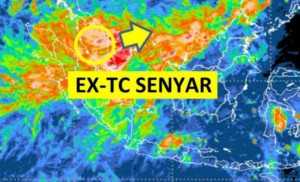 Siklon Tropis Senyar bergerak menjauh, ini wilayah yang masih berpotensi terdampak