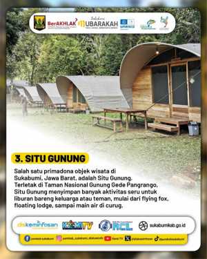 Situ Gunung Tawarkan Pesona Alam nan Eksotis, Destinasi Andalan Wisata Kabupaten Sukabumi