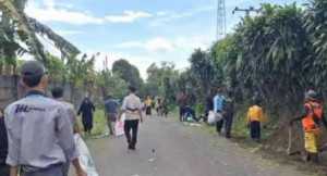 UPTD PU Wilayah III Cicurug Gelar Kerja Bakti Pemeliharaan Jalan di Bojonggenteng