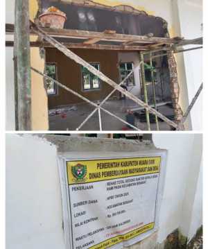 Diduga Ada Mark-Up, Rehab Kantor Desa Rami Pasai Senilai Rp593 Juta Dipertanyakan Warga
