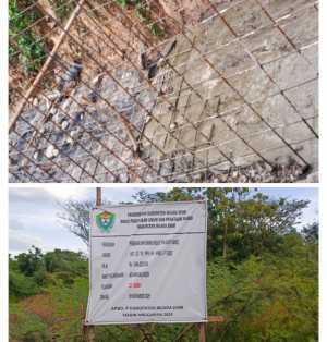 Kembali di Temukan Pekerjaan Dinas PUPR Diduga Kuat Mengabaikan Spesifikasi dan K3