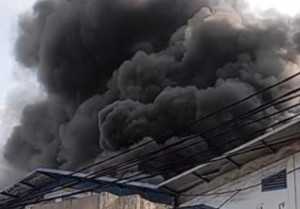 Gudang Miami di Kalideres Jakbar terbakar, asap hitam membumbung tinggi