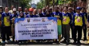 UPTD PU Wilayah III Cicurug Laksanakan Pemeliharaan Rutin, Babat Rumput di Ruas Warung Ceuri–Purwasari