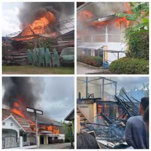 Amukan Si Jago Merah Hebohkan Warga Kelurahan Kedaton 